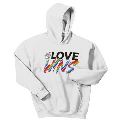 Washington Nationals Fanatics Branded Love Wins Kids Hoodie