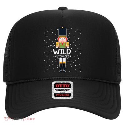 Wild Nutcracker Family Matching Funny Pajama High Crown Mesh Back Trucker Hat