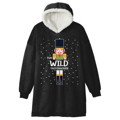 Wild Nutcracker Family Matching Funny Pajama Hooded Wearable Blanket