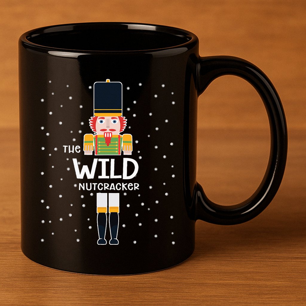 Wild Nutcracker Family Matching Funny Pajama 11oz C Handle Ceramic Mug