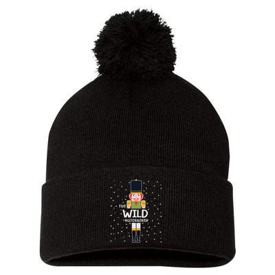 Wild Nutcracker Family Matching Funny Pajama Pom Pom 12in Knit Beanie