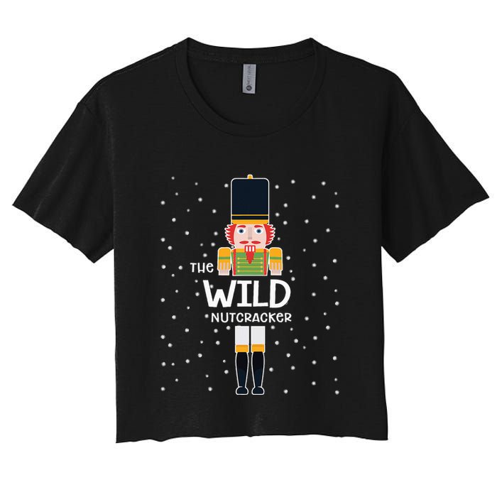 Wild Nutcracker Family Matching Funny Pajama Crop Top