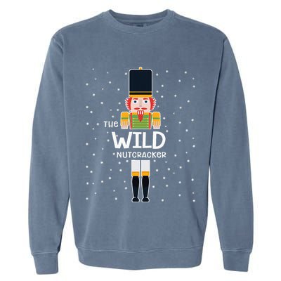 Wild Nutcracker Family Matching Funny Pajama Garment-Dyed Sweatshirt