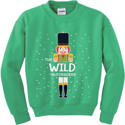 Wild Nutcracker Family Matching Funny Pajama Kids Sweatshirt