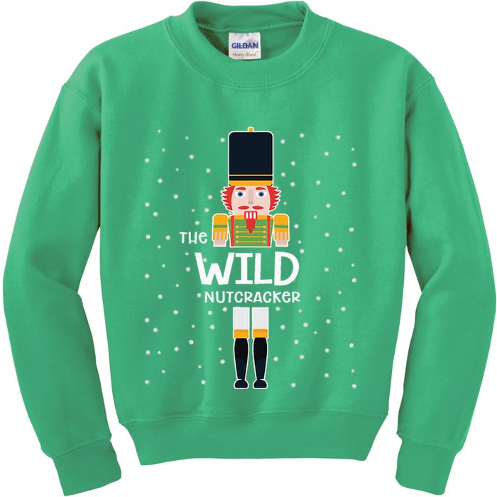 Wild Nutcracker Family Matching Funny Pajama Kids Sweatshirt