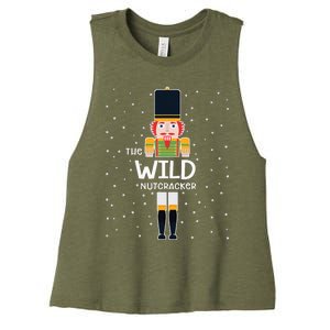 Wild Nutcracker Family Matching Funny Pajama Women's Racerback Cropped Tank