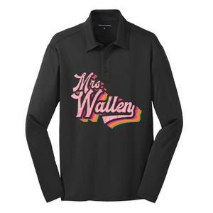 Wife Name Future Mrs Silk Touch Performance Long Sleeve Polo