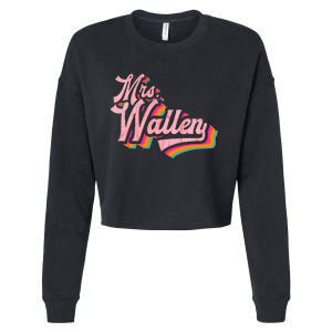 Wife Name Future Mrs Cropped Pullover Crew