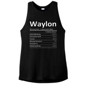 W.A.Y.L.O.N Nutrition Funny Birthday Personalized Name Ladies PosiCharge Tri-Blend Wicking Tank