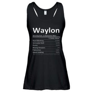 W.A.Y.L.O.N Nutrition Funny Birthday Personalized Name Ladies Essential Flowy Tank