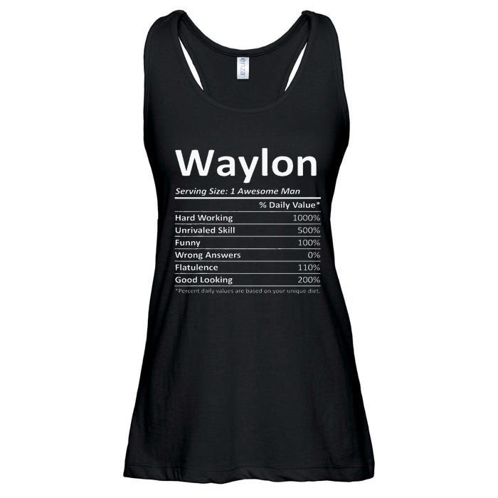 W.A.Y.L.O.N Nutrition Funny Birthday Personalized Name Ladies Essential Flowy Tank