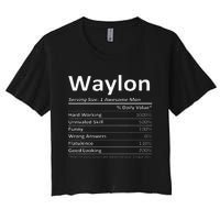 W.A.Y.L.O.N Nutrition Funny Birthday Personalized Name Women's Crop Top Tee