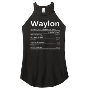 W.A.Y.L.O.N Nutrition Funny Birthday Personalized Name Women's Perfect Tri Rocker Tank