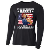 WeRe Not Going Back Vote For 2024 President Kamala Harris Cooling Performance Long Sleeve Crew