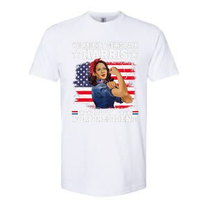 WeRe Not Going Back Vote For 2024 President Kamala Harris Softstyle CVC T-Shirt