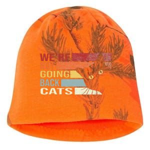 WeRe Not Going Back Cats Funny Cat 2024 Kati - Camo Knit Beanie