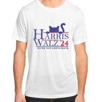 Were Not Going Back Funny Cat Lady Harris Waltz 2024 Gift Adult ChromaSoft Performance T-Shirt