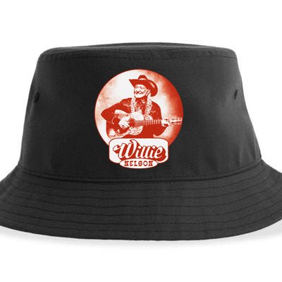 W.I.L.L.I.E Nelson Guitar Photo Sustainable Bucket Hat