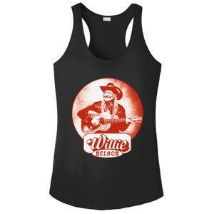 W.I.L.L.I.E Nelson Guitar Photo Ladies PosiCharge Competitor Racerback Tank