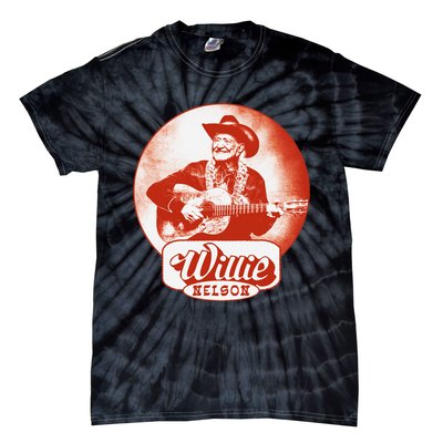 W.I.L.L.I.E Nelson Guitar Photo Tie-Dye T-Shirt