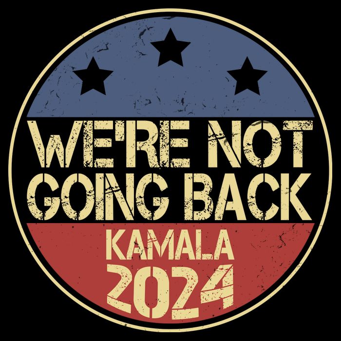 Were Not Going Back Kamala Harris 2024 Campaign 16 in Basic Backpack