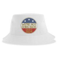 Were Not Going Back Kamala Harris 2024 Campaign Sustainable Bucket Hat