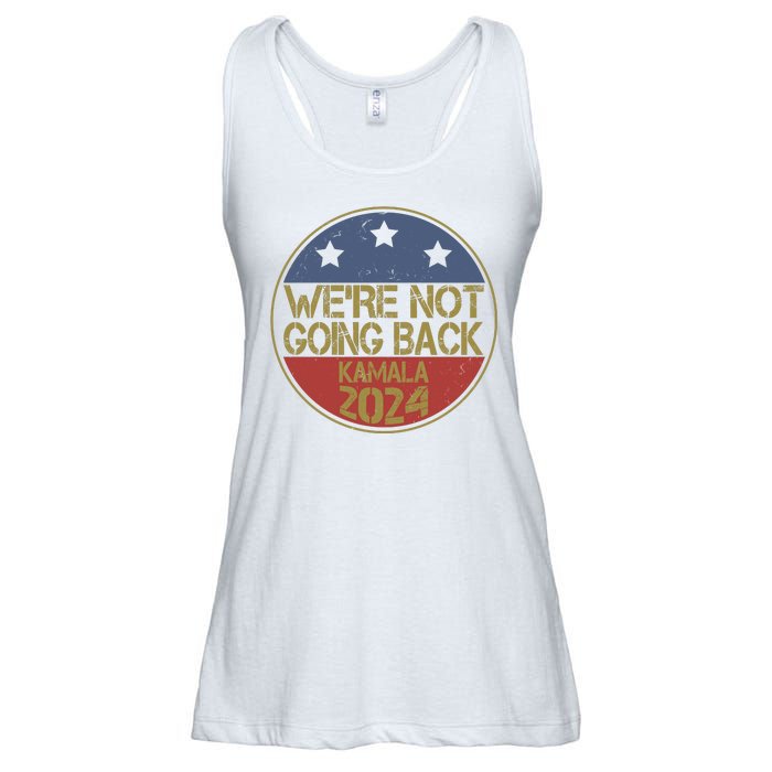 Were Not Going Back Kamala Harris 2024 Campaign Ladies Essential Flowy Tank