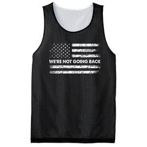 WeRe Not Going Back Funny Slogan Mesh Reversible Basketball Jersey Tank