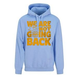 WeRe Not Going Back Vote Kamala Harris 2024 Halloween Ghost Unisex Surf Hoodie