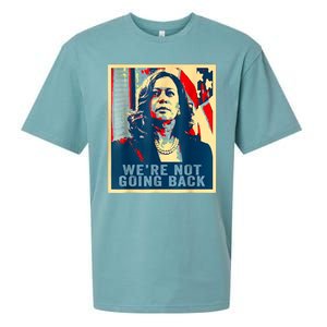 Were Not Going Back Vote For 2024 President Kamalaharris Sueded Cloud Jersey T-Shirt