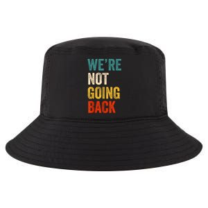 WeRe Not Going Back Vote For 2024 President Kamalaharris Cool Comfort Performance Bucket Hat