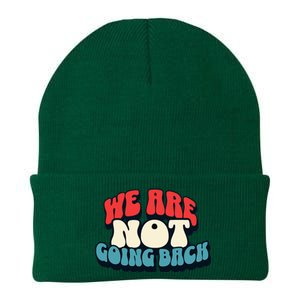 WeRe Not Going Back Vote 2024 Democracy Election President Knit Cap Winter Beanie