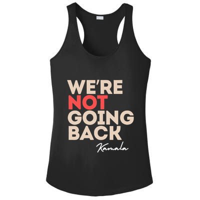 WeRe Not Going Back Ladies PosiCharge Competitor Racerback Tank
