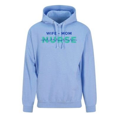 Wifemom Nurse Gift Unisex Surf Hoodie