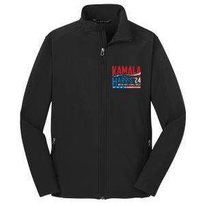 WeRe Not Going Back Vote For 2024 President Kamala Harris Core Soft Shell Jacket