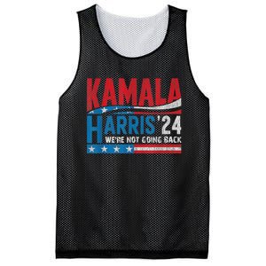 WeRe Not Going Back Vote For 2024 President Kamala Harris Mesh Reversible Basketball Jersey Tank