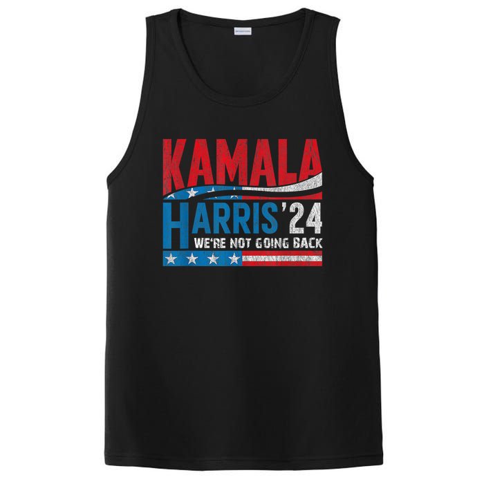 WeRe Not Going Back Vote For 2024 President Kamala Harris PosiCharge Competitor Tank