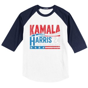 WeRe Not Going Back Vote For 2024 President Kamala Harris Baseball Sleeve Shirt