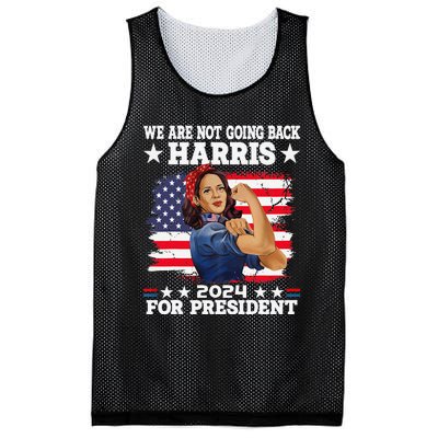 WeRe Not Going Back Vote For 2024 President Kamalaharris Gift Mesh Reversible Basketball Jersey Tank