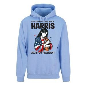 Were Not Going Back Vote For 2024 President Kamalaharris Unisex Surf Hoodie