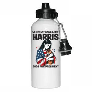 Were Not Going Back Vote For 2024 President Kamalaharris Aluminum Water Bottle