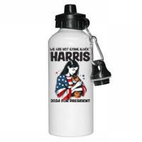 Were Not Going Back Vote For 2024 President Kamalaharris Aluminum Water Bottle