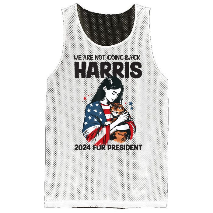 Were Not Going Back Vote For 2024 President Kamalaharris Mesh Reversible Basketball Jersey Tank