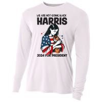 Were Not Going Back Vote For 2024 President Kamalaharris Cooling Performance Long Sleeve Crew