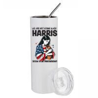 Were Not Going Back Vote For 2024 President Kamalaharris Stainless Steel Tumbler