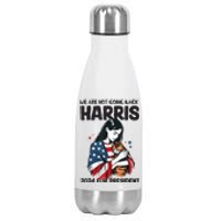 Were Not Going Back Vote For 2024 President Kamalaharris Stainless Steel Insulated Water Bottle