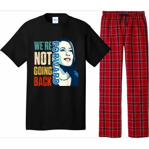 Were Not Going Back Vote For 2024 President Kamala Harris Pajama Set