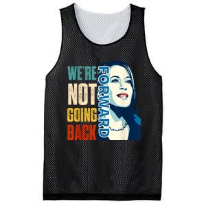 Were Not Going Back Vote For 2024 President Kamala Harris Mesh Reversible Basketball Jersey Tank