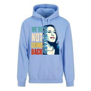 Were Not Going Back Vote For 2024 President Kamala Harris Unisex Surf Hoodie