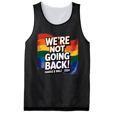 We’Re Not Going Back Pride Harris And Walz Vote In 2024 Mesh Reversible Basketball Jersey Tank